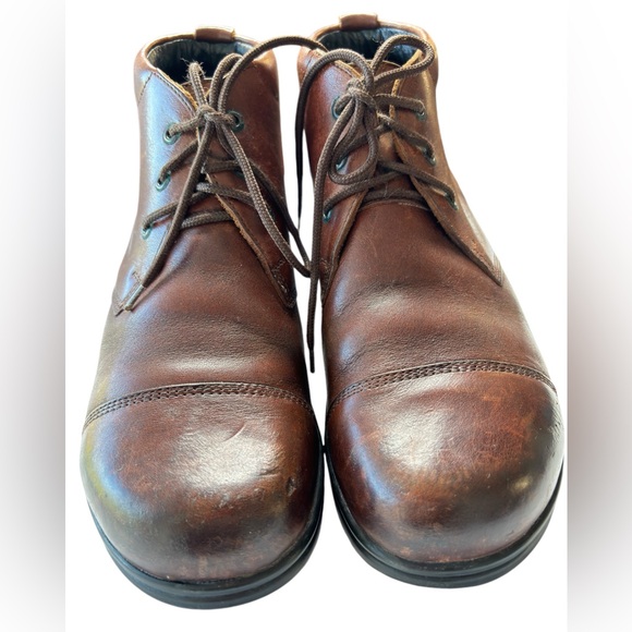 Dansko Womens Lace-Up Chukka Ankle Boots Shoes US 7.5 8 EU 38 Leather Brown EUC - Picture 14 of 16